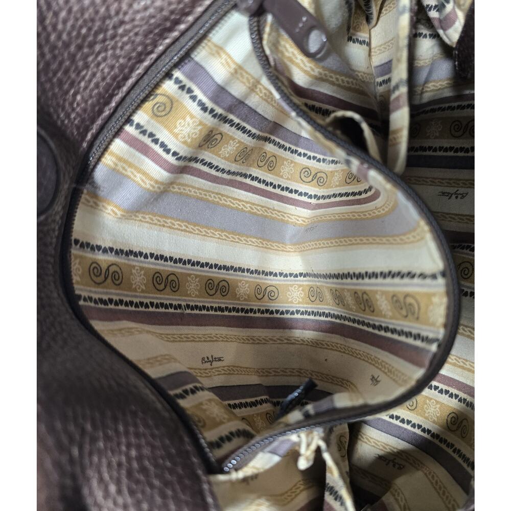 Brighton Lolita Masterpiece Col Leather Shoulder Bag Brown 3D Applique MSRP $350 - Picture 12 of 16